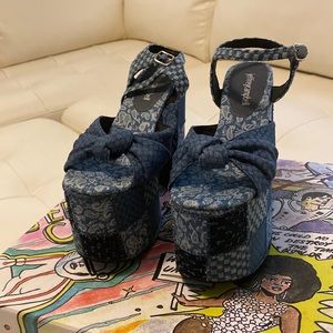 Jeffrey Campbell Denim Platforms